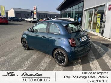 SPOTICAR Fiat 500 E 118ch La Prima My23 Occasion - Citadine Electrique Ocean Green Métal - Niort - 1203586502_3