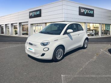 SPOTICAR Fiat 500 E 95ch Action Occasion - Citadine Electrique Blanc - Saint Doulchard - 1203594711_1