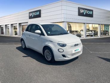 SPOTICAR Fiat 500 E 95ch Action Occasion - Citadine Electrique Blanc - Saint Doulchard - 1203594711_3