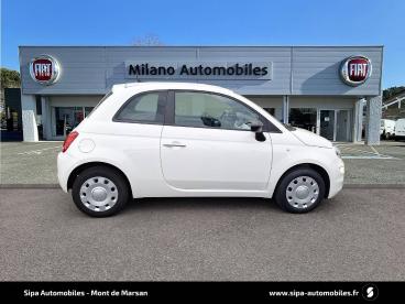 SPOTICAR Fiat 500 1.0 70 Ch Hybride Bsg S/s Occasion - Citadine Essence Blanc - Dax - 1203597625_4