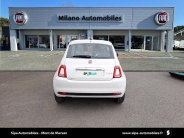 SPOTICAR Fiat 500 1.0 70 Ch Hybride Bsg S/s Occasion - Citadine Essence Blanc - Dax - 1203597625_5