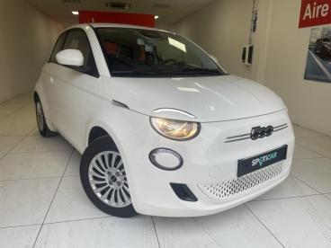 SPOTICAR Fiat 500 E 95ch Action Occasion - Citadine Electrique Blanc - Vert Saint Denis - 1203604975_2