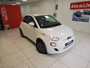 SPOTICAR Fiat 500 E 118ch Icone Occasion - Citadine Electrique Blanc - Vert Saint Denis - 1203605006_2