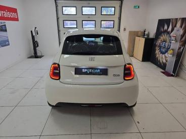 SPOTICAR Fiat 500 E 118ch Icone Occasion - Citadine Electrique Blanc - Vert Saint Denis - 1203605006_5