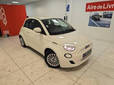 SPOTICAR Fiat 500 E 95ch Action Plus Occasion - Citadine Electrique Blanc - Vert Saint Denis - 1203605030_2