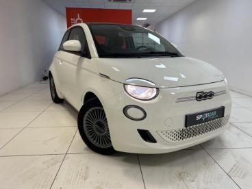 SPOTICAR Fiat 500 E 118ch Icone Occasion - Citadine Electrique Blanc - Vert Saint Denis - 1203605051_2