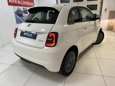 SPOTICAR Fiat 500 E 118ch Icone Occasion - Citadine Electrique Blanc - Vert Saint Denis - 1203605051_4