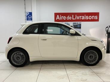 SPOTICAR Fiat 500 E 118ch Icone Occasion - Citadine Electrique Blanc - Vert Saint Denis - 1203605051_5