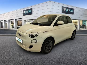 SPOTICAR Fiat 500 E 118 Ch Icone '2021' Occasion - Citadine Electrique Blanc - Venissieux - 1203617812_1