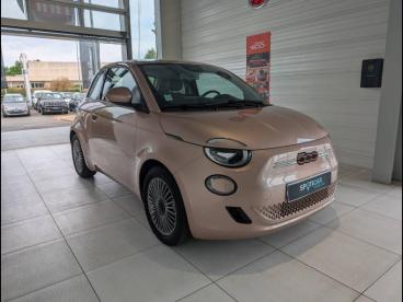 SPOTICAR Fiat 500 E 95ch Icone Occasion - Citadine Electrique Rose Gold Métal - Charmeil - 1203631572_3