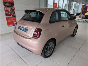 SPOTICAR Fiat 500 E 95ch Icone Occasion - Citadine Electrique Rose Gold Métal - Charmeil - 1203631572_4