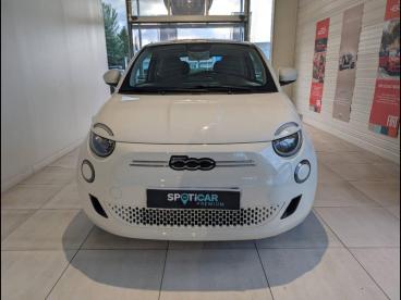 SPOTICAR Fiat 500 E 118ch Icone Occasion - Citadine Electrique Blanc - Charmeil - 1203631589_2