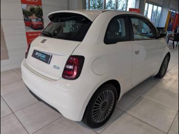 SPOTICAR Fiat 500 E 118ch Icone Occasion - Citadine Electrique Blanc - Charmeil - 1203631589_4