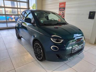 SPOTICAR Fiat 500 E 95ch La Prima My23 Occasion - Citadine Electrique Ocean Green Métal - Charmeil - 1203631601_3