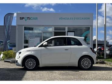 SPOTICAR Fiat 500 E 95 Ch Action Occasion - Citadine Electrique Blanc - Boe - 1203634654_2