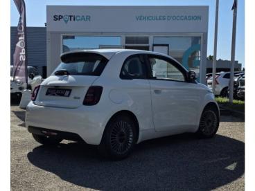 SPOTICAR Fiat 500 E 118 Ch Icone Occasion - Citadine Electrique Blanc - Boe - 1203634702_5