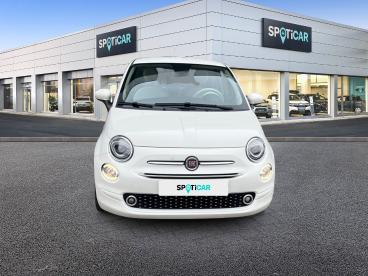 SPOTICAR Fiat 500 1.2 69 Ch S/s Dualogic Lounge Occasion - Citadine Essence Blanc - Chavelot - 1203635030_2