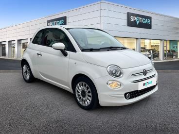 SPOTICAR Fiat 500 1.2 69 Ch S/s Dualogic Lounge Occasion - Citadine Essence Blanc - Chavelot - 1203635030_3