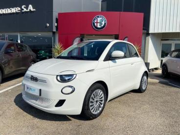 SPOTICAR Fiat 500 E 95ch Action Occasion - Citadine Electrique Blanc - Arles Cedex - 1203646343_1