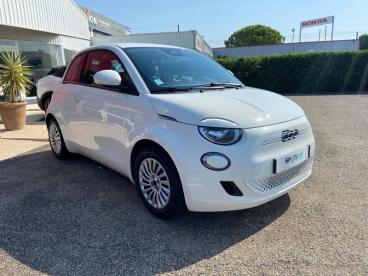 SPOTICAR Fiat 500 E 95ch Action Occasion - Citadine Electrique Blanc - Arles Cedex - 1203646343_3