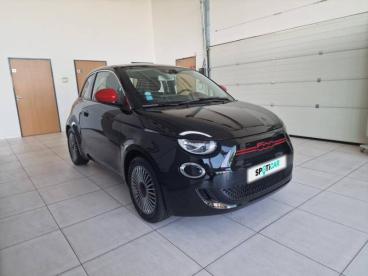 SPOTICAR Fiat 500 E 95ch (red) 2.0 My23 Occasion - Citadine Electrique Onyx Black Pastel - Evreux - 1203655599_3
