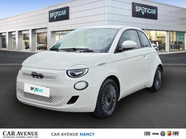 SPOTICAR Fiat 500 E 95ch Icone Occasion - Citadine Electrique Blanc - Ludres - 1203659670_1