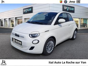 SPOTICAR Fiat 500 E 95ch My23 Occasion - Citadine Electrique Blanc - Mouilleron Le Captif - 1203661535_1