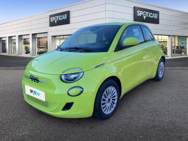 SPOTICAR Fiat 500 Bev 24kwh Pack Tech Occasion - Citadine Electrique Jaune - Lanester Cedex - 1203662578_1