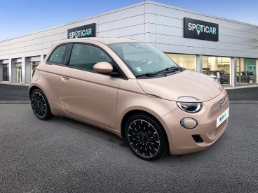 SPOTICAR Fiat 500 42kwh Icone Plus '2021' Occasion - Citadine Electrique Rose - Lanester Cedex - 1203662584_3