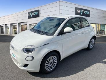 SPOTICAR Fiat 500 E 95ch Action Occasion - Citadine Electrique Blanc - Reze - 1203663431_1