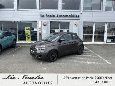 SPOTICAR Fiat 500 E 95ch Action Occasion - Citadine Electrique Blanc - Niort - 1203671023_1