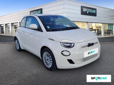 SPOTICAR Fiat 500 E 95ch Action Occasion - Citadine Electrique Blanc - Mouilleron Le Captif - 1203671237_3