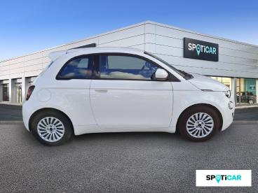 SPOTICAR Fiat 500 E 95ch Action Occasion - Citadine Electrique Blanc - Mouilleron Le Captif - 1203671237_4