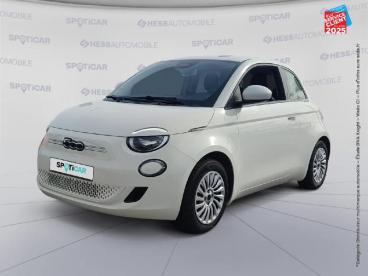 SPOTICAR Fiat 500 E 95ch Action Occasion - Citadine Electrique Blanc - Belfort - 1203683603_1