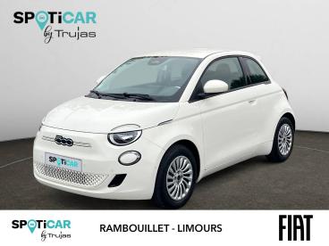 SPOTICAR Fiat 500 E 118 Ch Nouvelle 500 Occasion - Citadine Electrique Blanc - Rambouillet - 1203689629_1