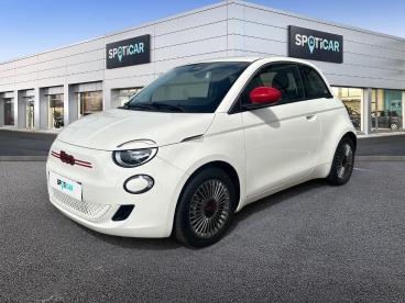 SPOTICAR Fiat 500 E 95 Ch (red) 2.0 Occasion - Citadine Electrique White - Saint-etienne - 1203702377_1