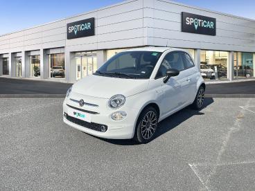 SPOTICAR Fiat 500 1.0 70 Ch Hybride Bsg S/s Occasion - Citadine Hybride Rechargeable Blanc - Saint Doulchard - 1203704390_1