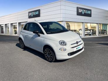 SPOTICAR Fiat 500 1.0 70 Ch Hybride Bsg S/s Occasion - Citadine Hybride Rechargeable Blanc - Saint Doulchard - 1203704390_3
