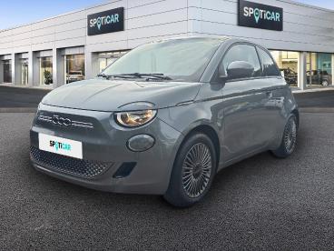 SPOTICAR Fiat 500 E 118ch Icone Occasion - Citadine Electrique Mineral Grey Métal - Ludres - 1203705866_1