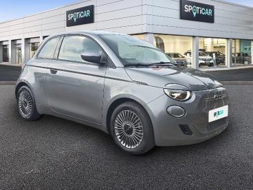 SPOTICAR Fiat 500 E 118ch Icone Occasion - Citadine Electrique Mineral Grey Métal - Ludres - 1203705866_3