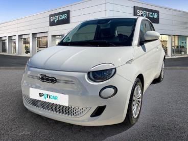SPOTICAR Fiat 500 E 95ch Action Occasion - Citadine Electrique Blanc - Nimes Cedex 9 - 1203707439_1
