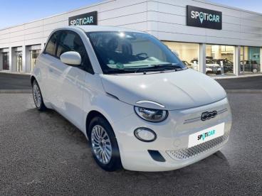 SPOTICAR Fiat 500 E 95ch Action Occasion - Citadine Electrique Blanc - Nimes Cedex 9 - 1203707439_3