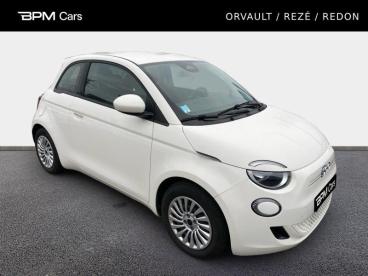 SPOTICAR Fiat 500 E 95ch Action Occasion - Citadine Electrique Blanc - Reze - 1203724880_3