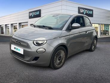 SPOTICAR Fiat 500 E 118ch Icone Occasion - Citadine Electrique Mineral Grey Métal - Longueau - 1203726898_1