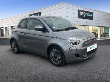 SPOTICAR Fiat 500 E 118ch Icone Occasion - Citadine Electrique Mineral Grey Métal - Longueau - 1203726898_3