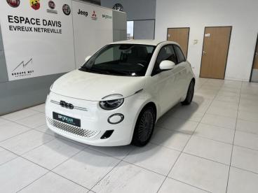 SPOTICAR Fiat 500 E 95ch Icone Occasion - Citadine Electrique Blanc - Evreux - 1203727190_1