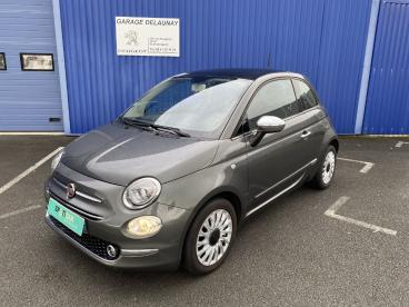 SPOTICAR Fiat 500 1.2 8v 69ch Lounge 3 Portes  (janv. 2017) (co2 115 Occasion - Citadine Essence Gris Foncé - St-georges-sur-loire - 1203735304_1