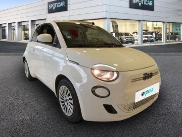 SPOTICAR Fiat 500 E 95ch Action Occasion - Citadine Electrique Blanc - Ludres - 1203737981_3