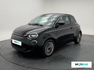 SPOTICAR Fiat 500 E 118ch Pack Confort & Style My23 Occasion - Citadine Electrique Onyx Black Pastel - Bourg En Bresse - 1203739647_1