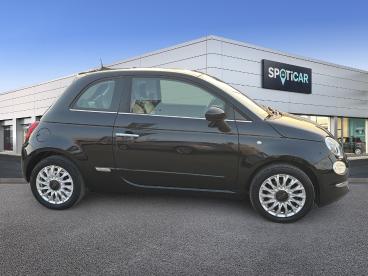 SPOTICAR Fiat 500 1.2 8v 69ch Eco Pack Lounge Occasion - Citadine Essence Crossover Black Métal - Vitrolles - 1203741426_4